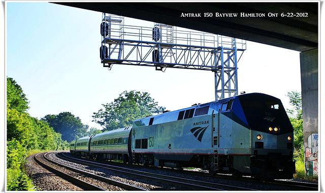 Amtrak 150 Bayview Hamilton Ont 6-22-2012