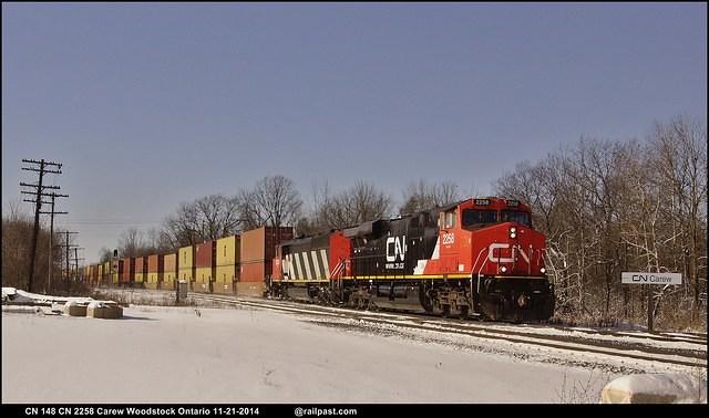 CN 148 CN 2258 Carew Woodstock Ontario 11-21-2014