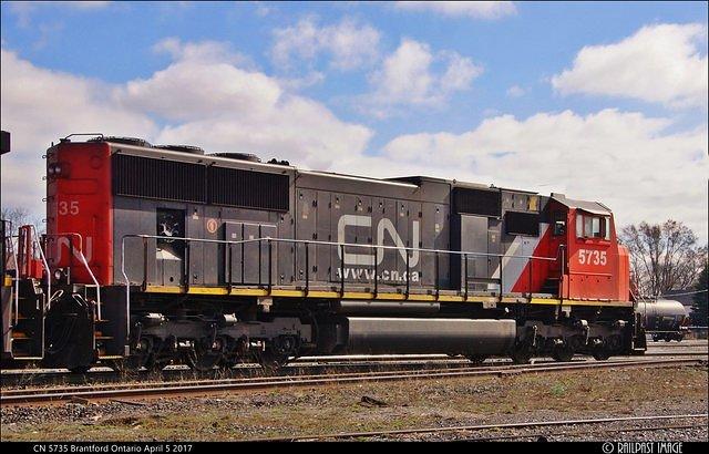 CN 5735 Brantford Ontario April 5 2017