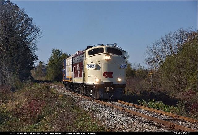 Ontario Southland Railway OSR 1401 1400 Putnam Ontario Oct 16 2018
