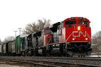 CN 8847 leads CN?? IC 6130 and GT 4612 wb Ingersoll 3-30-08