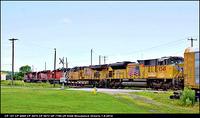 CP 147 CP 8609 CP 5975 5872 UP 7780 & 8348 Woodstock Ontario 7-8-2014