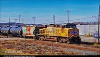 CP 550 UP 5529 CP Woodstock Ontario march 30 2016