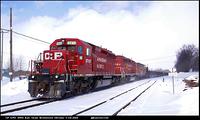 CP 5797 5994 Rail Train Woodstock Ontraio 2-24-2014