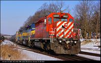 CP 643 CP 6007 ICE 6456 DME 6364 Woodstock Ontario 12-28-2013