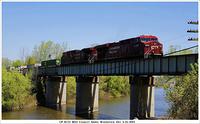 CP 8722 CP 8612 Thames River Woodstock Ont 5-15-2013