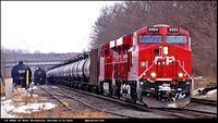CP 8960 CP 8955 Ethanol Train Woodstock Ontario 3-25-2014
