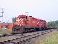 #141 with 8248 & 8208 is back in service after the shutdown Ingersoll Ontario Mile 9.0 St Thomas sub 7/21/04