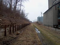 CN Siding below main line to CPR Station