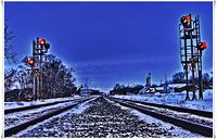 Looking west from Thames Street Ingersoll Ont 1-30-2011