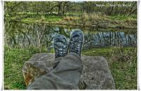 Relaxing by the Pond Beachville Ont