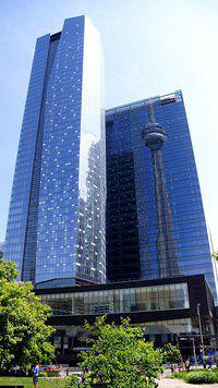 Two Buildings Three Images Toronto Ontario 6-9-2014