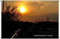 Sunset Lima Ohio 3-15-2012