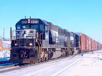 327 with a pair of SD50's through Ingersoll Mile 59.0 Dundas Sub 2/8/04