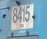 Unit model number Conrail 8415