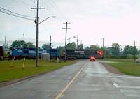 Caught 328 through Ingersoll Ontario on a rainy morning 8-3-04