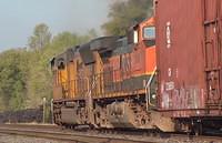 UP 3790 & BNSF 1048 on 327 Ingersoll Ontario 5-17-06