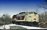 Ontario Southland Railway OSRX 6508 OSR 182 CN CP Connecting Track Ingersoll Ontario Dec 28 2016