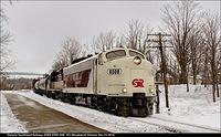Ontario Southland Railway OSRX 6508 OSR 182 Woodstock Ontario Dec 23 2016