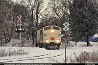 Ontario Southland Railway OSRX 6508 OSRX 1401 Ingersoll Ontario Dec 29 2017 hdr mode 1