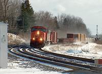 CN 5692 heads wb to Paris Junction 12-3-05