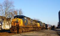 CSX 357 155 North Baltimore Ohio 1-10-2012