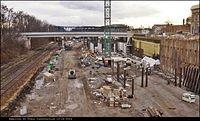 GO Train Station Construction 12-29-2014